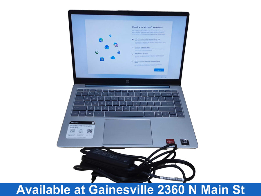 Hp 14-em0002wm Amd Athlon 4 Gb 128 Gb Blue Laptop