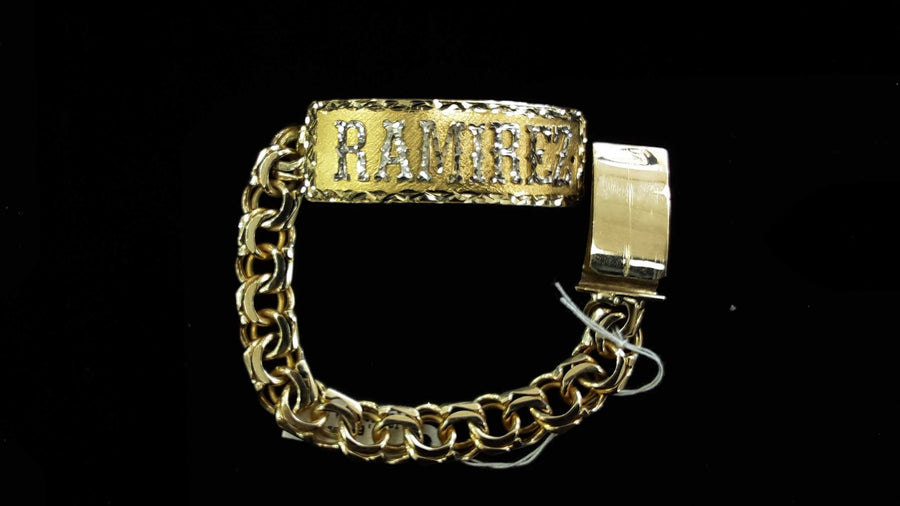 ID Bracelet - Yellow Gold 10k (.417) 53.9 grams 7 inch