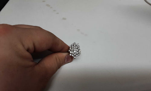 Women's Ring - White Gold 14k (.585) 7.7 grams Size 6.5