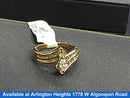 Women's Ring - Yellow Gold 14k (.585) 4.9 grams Size 20