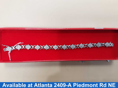 Bracelet - White Gold 10k (.417) 11.1 grams 8 inch