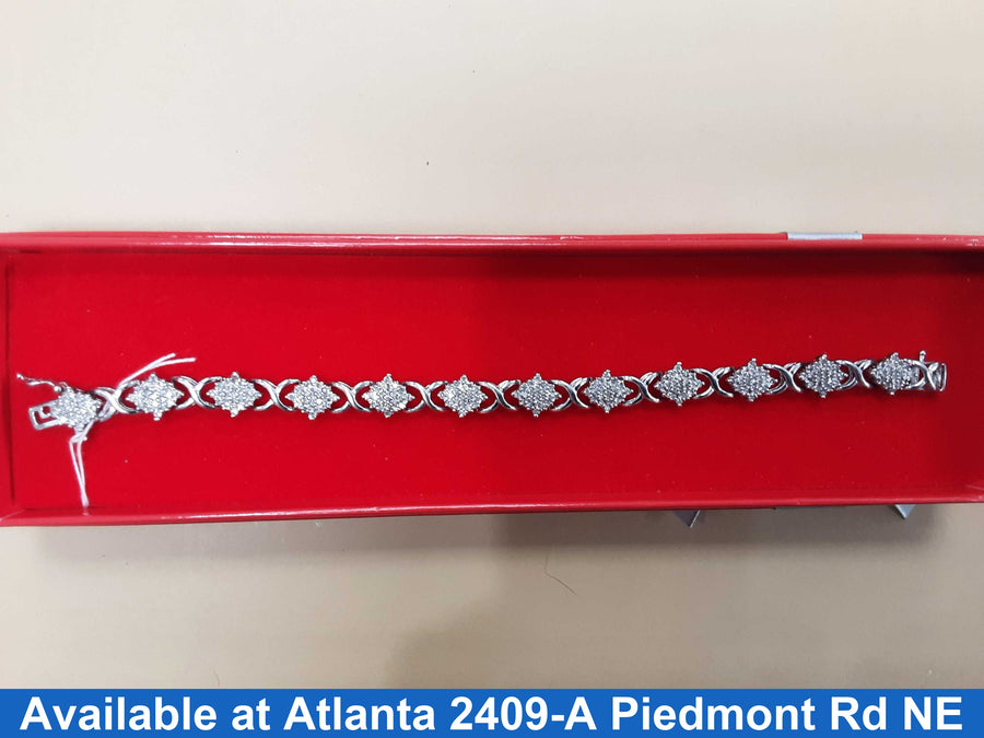 Bracelet - White Gold 10k (.417) 11.1 grams 8 inch