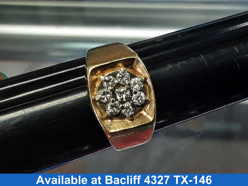 Men's Ring - Yellow Gold 14k (.585) 11.2 grams Size 10.5