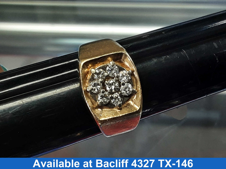 Men's Ring - Yellow Gold 14k (.585) 11.2 grams Size 10.5