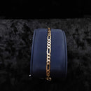 Figaro Bracelet - Yellow Gold 14k (.585) 6.4 grams 15 inch