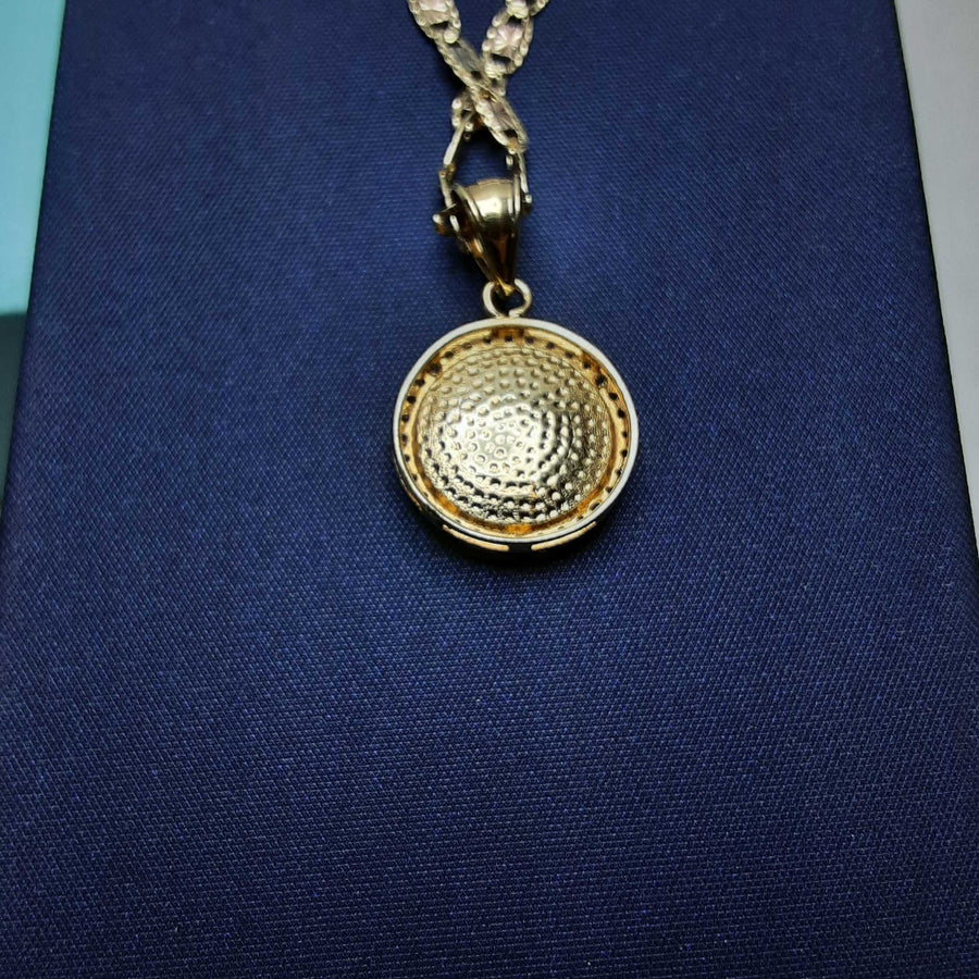 Chain - Tricolor Gold 14k (.585) 5.5 grams 19 inch