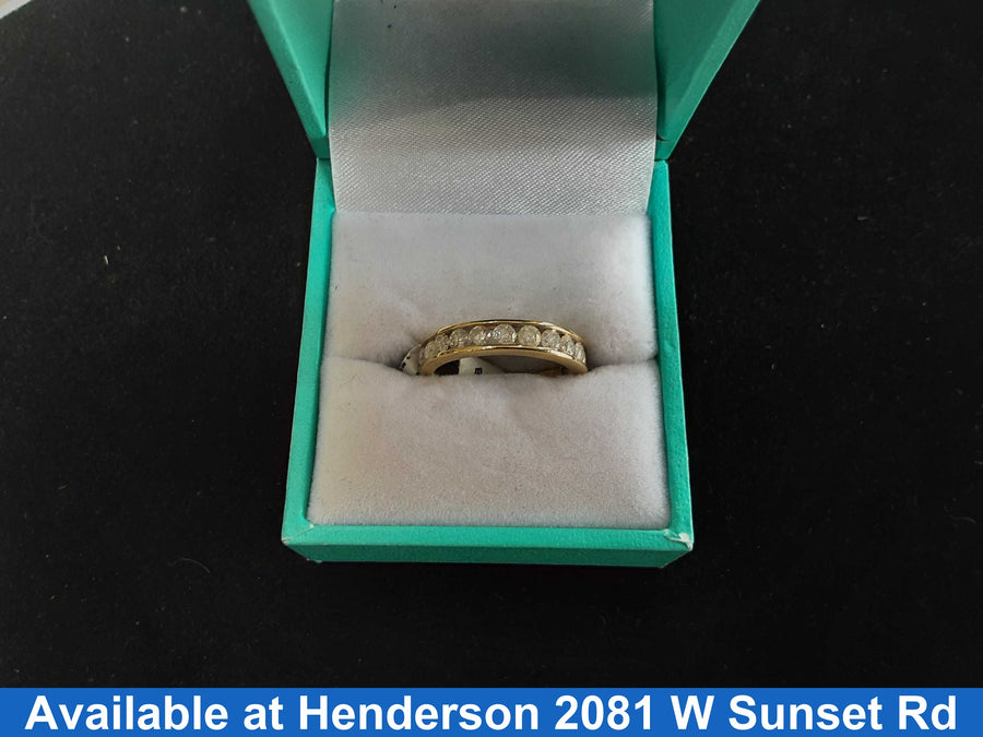 Ring - Wedding Band - Yellow Gold 10k (.417) 2.3 grams Size 20