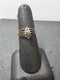 Lady's Ring - Cluster Yellow Gold 14K (.585) 2.5 grams Size 20