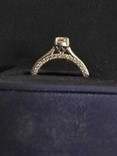 Women's Ring - White Gold 10k (.417) 3.2 grams Size 9