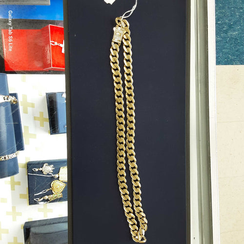 Cuban Link Chain - Yellow Gold 10k (.417) 40 grams 22 inch