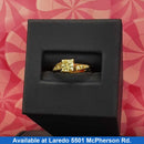 Women's Ring - Solitaire - Yellow Gold 10k (.417) 1.6 grams Size 7