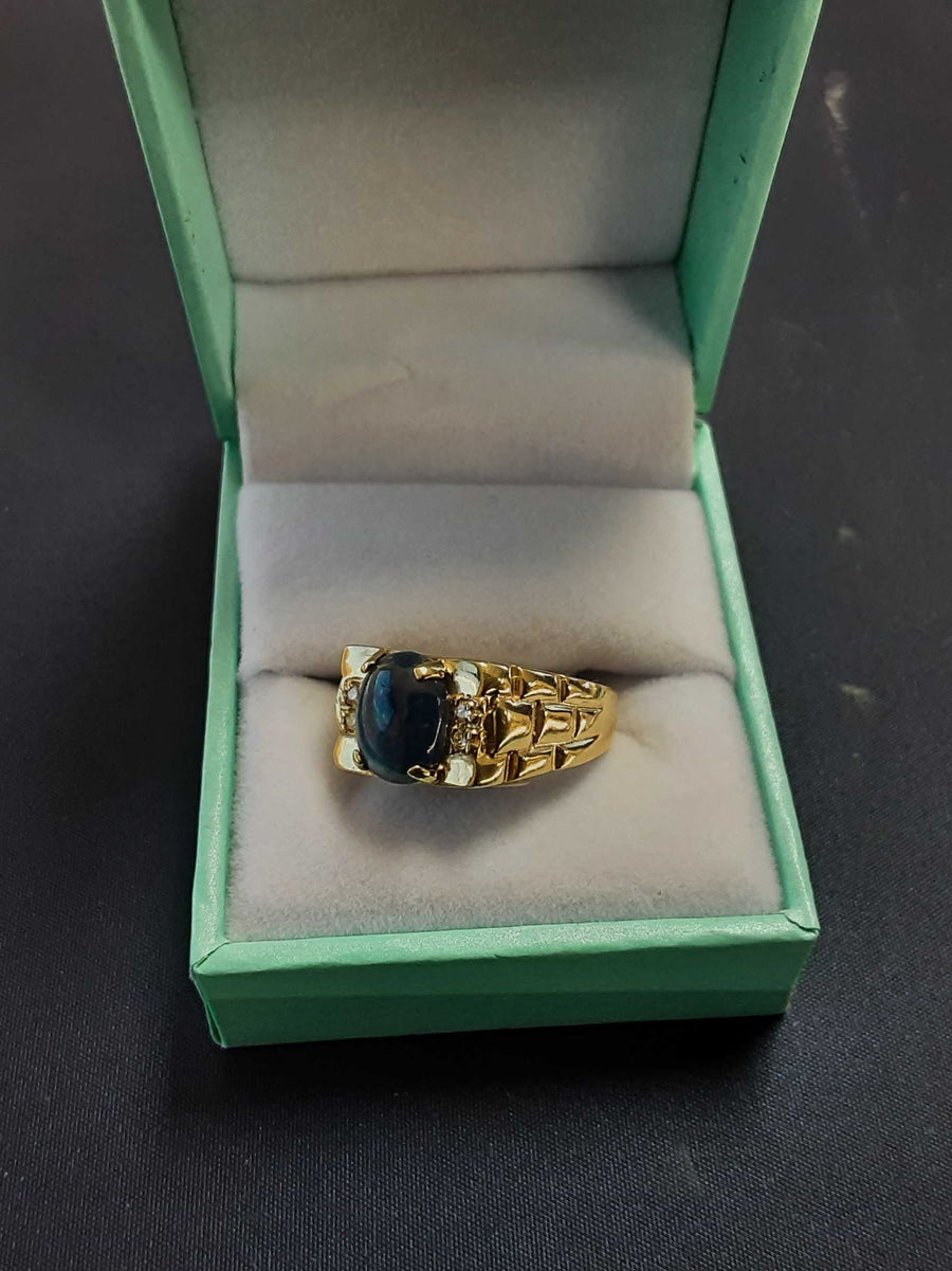 Women's Ring - Yellow Gold 14k (.585) 5 grams Size 20