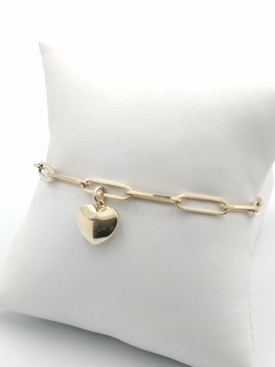 Link Bracelet - Yellow Gold 14k (.585) 7 grams 8 inch