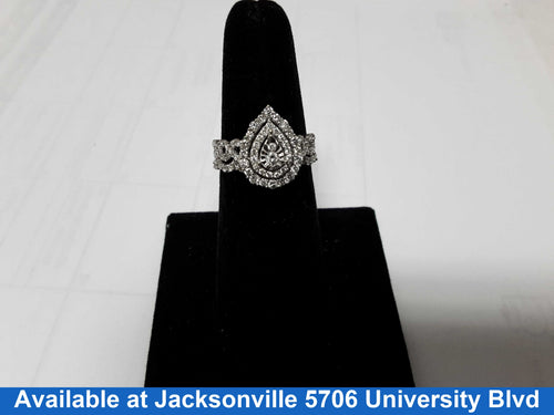 Ring - Engagement Set - White Gold 14k (.585) 5.1 grams Size 7