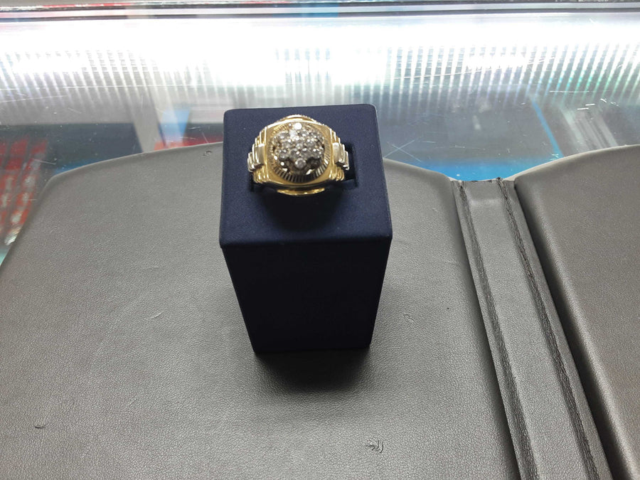 Men's Ring - Yellow Gold 10k (.417) 9 grams Size 7.5