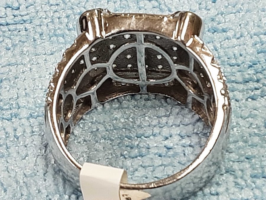 Men's Ring - White Gold 10k (.417) 9.7 grams Size 10