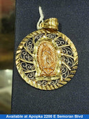 Religious Pendant - Tricolor Gold 14k (.585) 3.8 grams