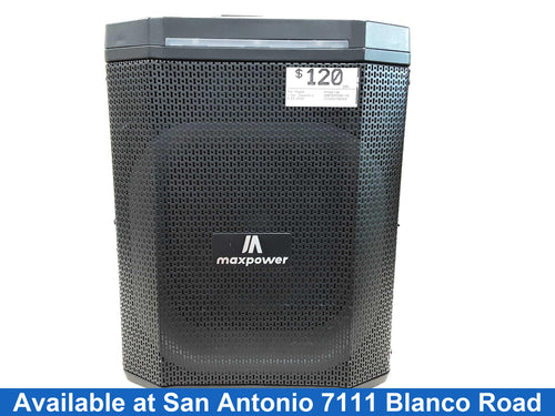 Max Power Mpd821xb Black Floor Speaker