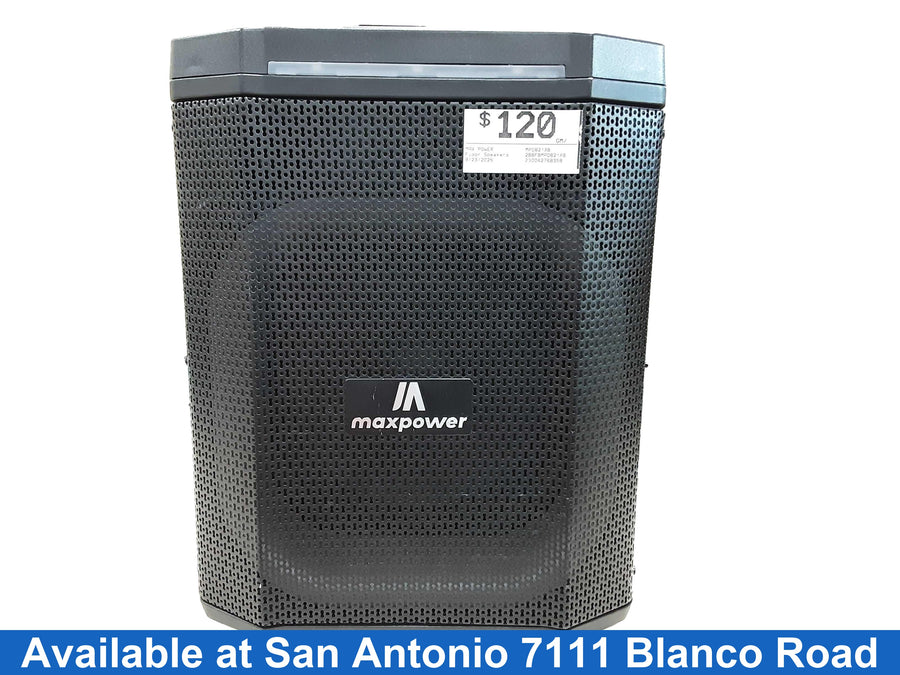 Max Power Mpd821xb Black Floor Speaker