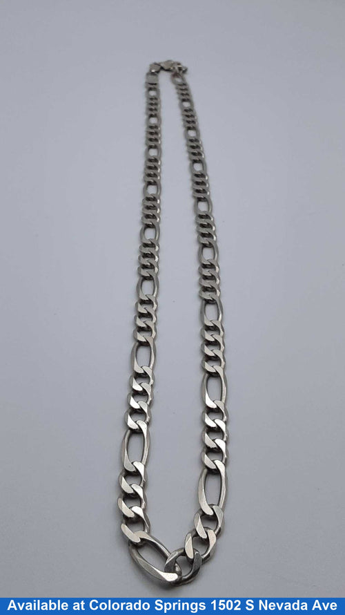 Figaro Chain - Silver 33.5 grams 20 inch