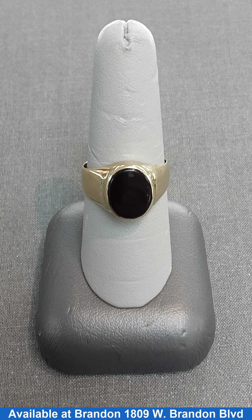 Men's Ring - Yellow Gold 14k (.585) 5.7 grams Size 9