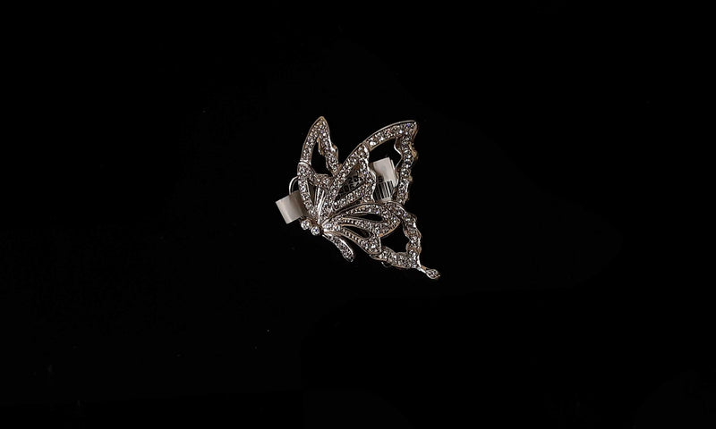 Butterfly Pin White Gold 14k (.585) 5.9 Grams