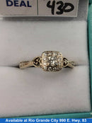 Women's Ring - White Gold 10k (.417) 3.3 grams Size 10