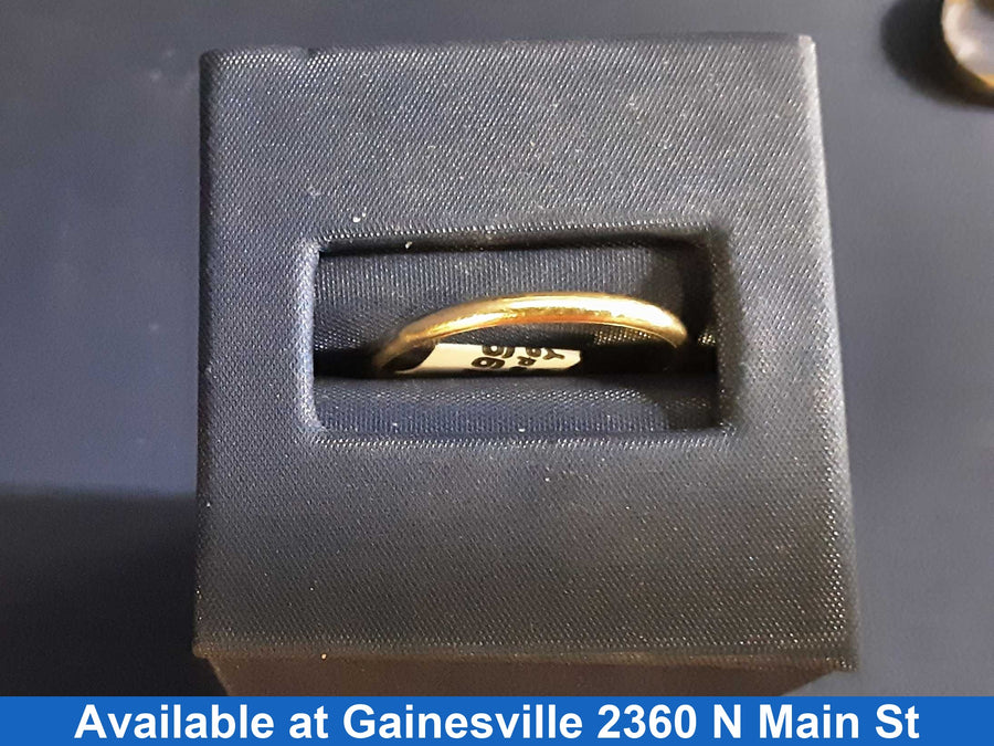 Ring - Wedding Band - Yellow Gold 14k (.585) 1.4 grams Size 10