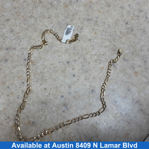Figaro Chain - Yellow Gold 10k (.417) 8.6 grams 14 inch