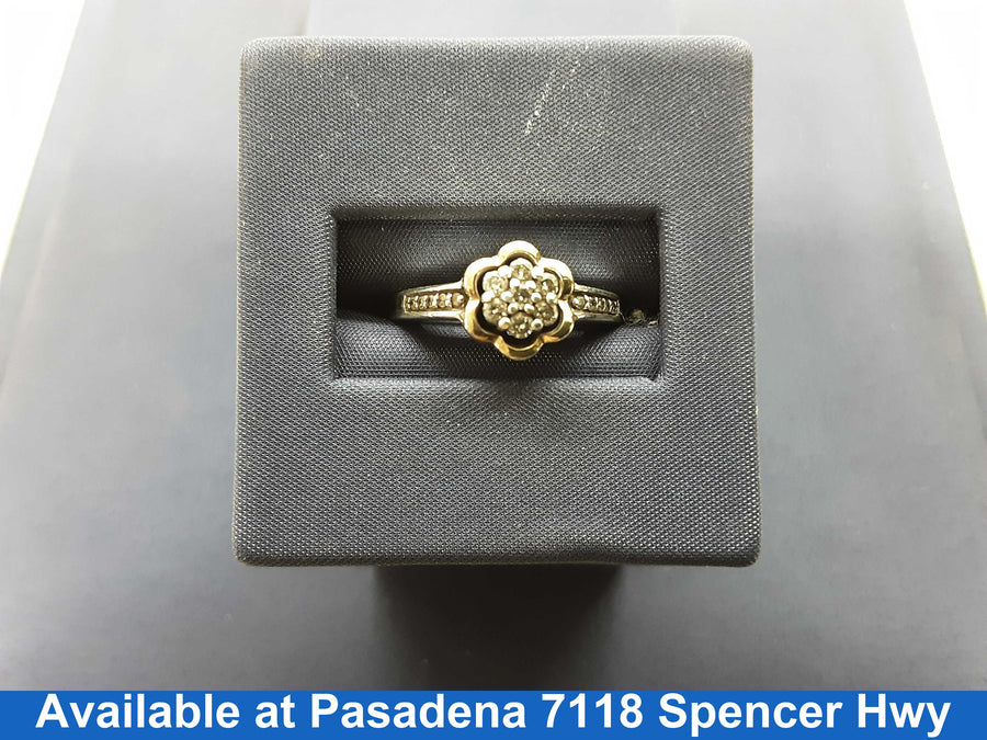 Ring - Wedding Set - Silver 3.5 grams Size 20