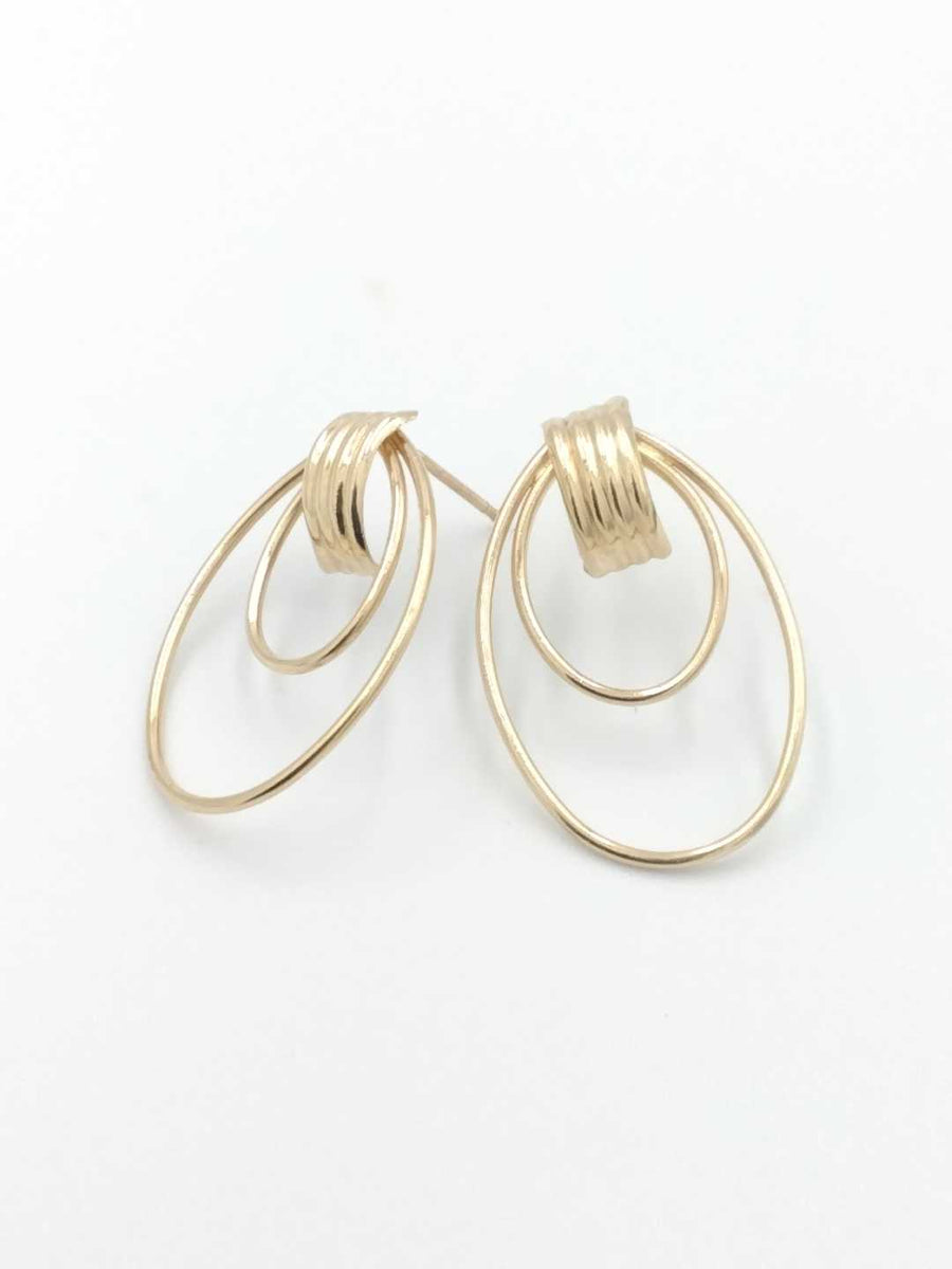 Filigree Earrings - Yellow Gold 14k (.585) 6.9 grams