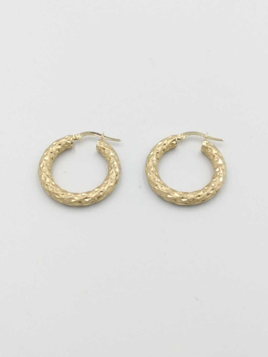 Bangle Earrings - Yellow Gold 14k (.585) 3.4 grams