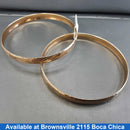Bangle Bracelet - Yellow Gold 14k (.585) 17.7 grams 5 inch