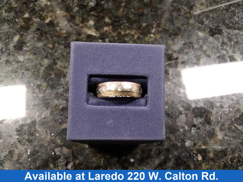 Ring - Wedding Band - Yellow Gold 10k (.417) 2.5 grams Size 6.5