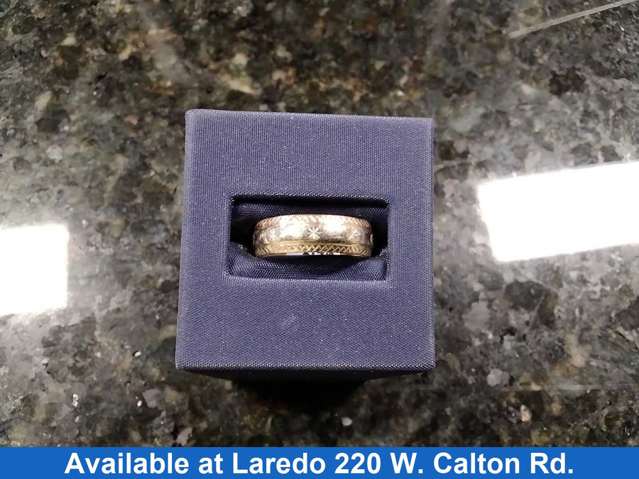 Ring - Wedding Band - Yellow Gold 10k (.417) 2.5 grams Size 6.5