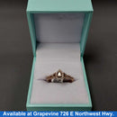 Women's Ring - Rose Gold 14k (.585) 3.1 grams Size 8.5