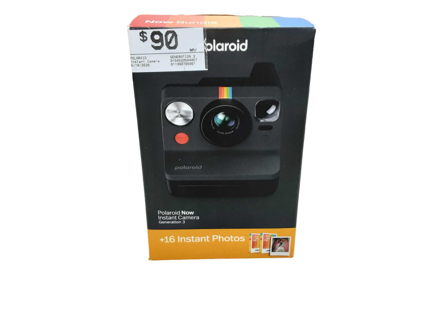 Polaroid Generation 3 Black Instant Film Camera