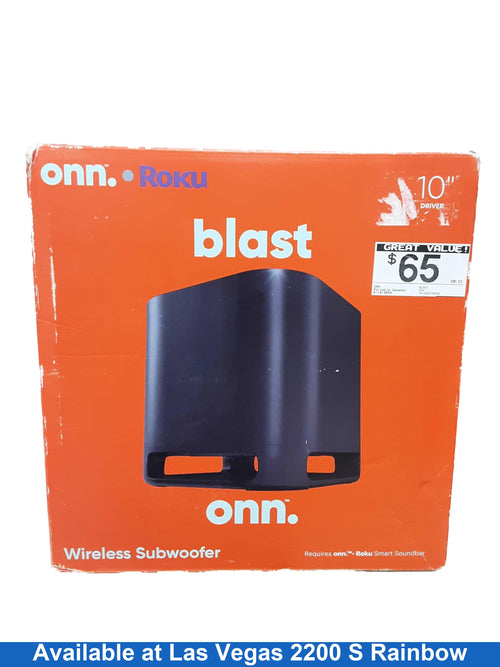 Onn. Blast Black Portable Speaker