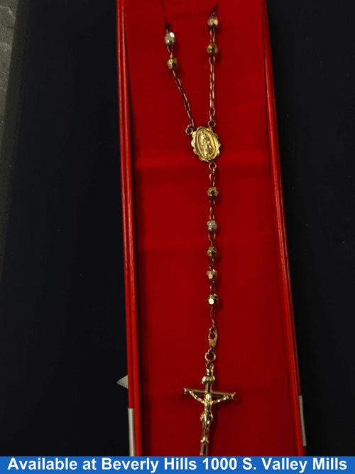 Bead Chain - Yellow Gold 10k (.417) 16.2 grams 1 inch