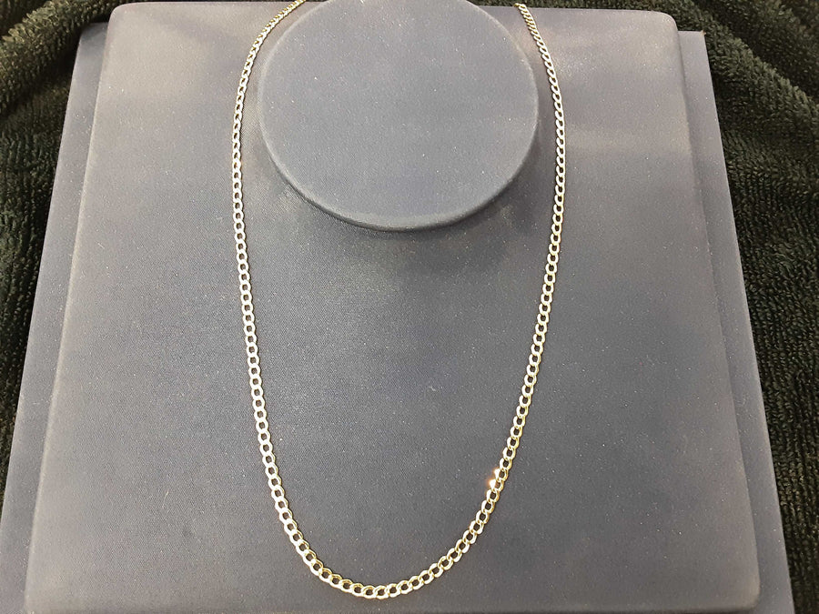 Cuban Link Chain - Yellow Gold 10k (.417) 2.2 grams 16 inch