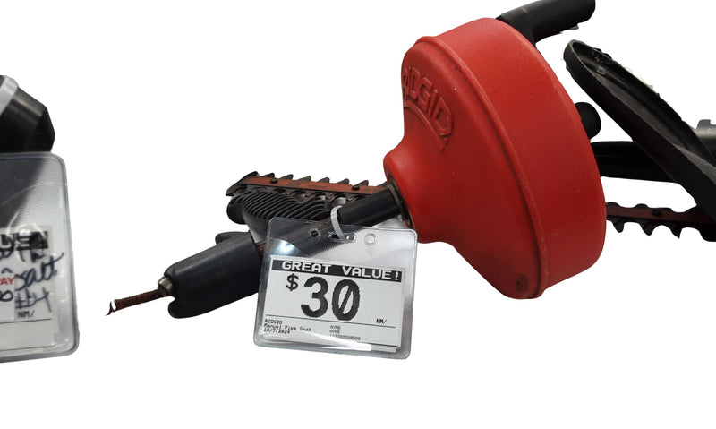 Ridgid Red Manual Drain Snake