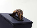 Women's Diamond Cluster Gold 10k Size 7.5