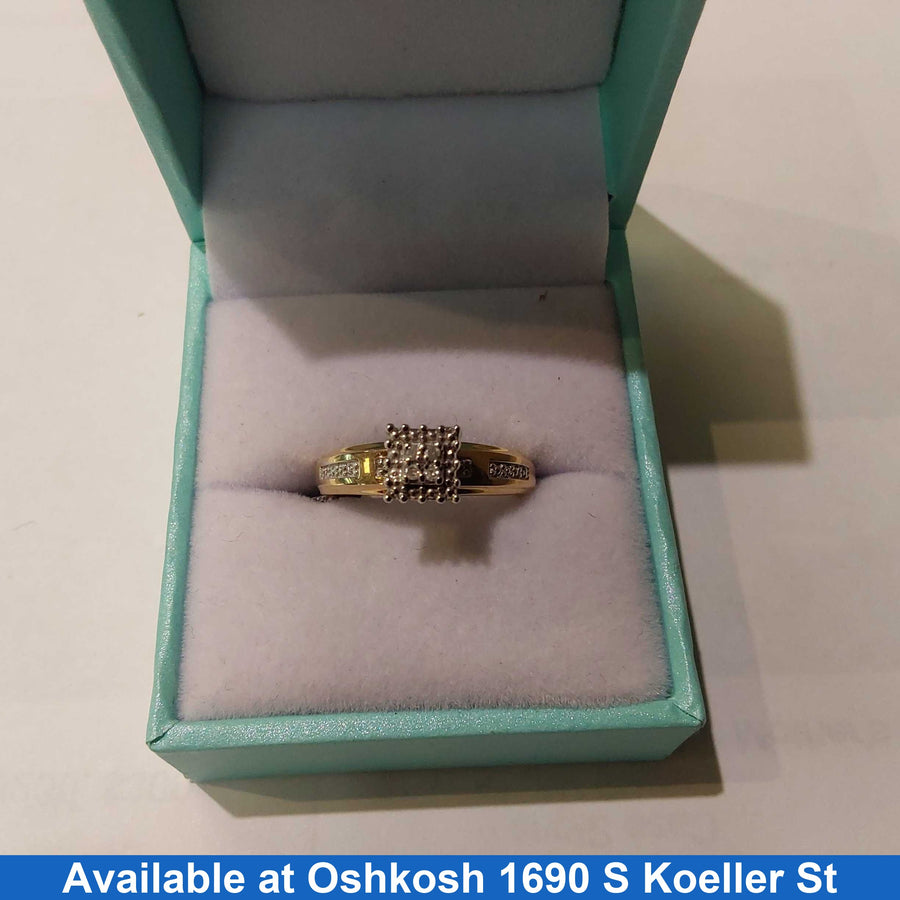 Women's Ring - Yellow Gold 10k (.417) 3.2 grams Size 7