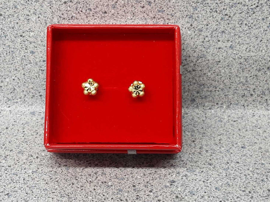 Filigree Earrings - Yellow Gold 18k (.750) 1.8 grams