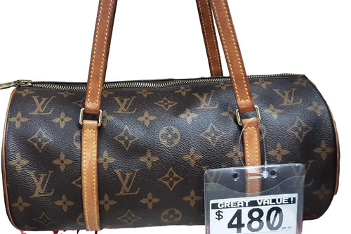 Louis Vuitton Papillon 30 Beige / Tan Purse / Handbag