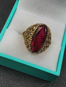 Women's Ring - Yellow Gold 18k (.750) 8.7 grams Size 6