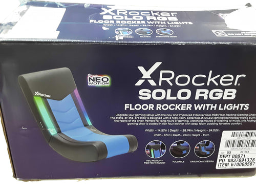 X Rocker Solo Rgb Black Chair / Couche