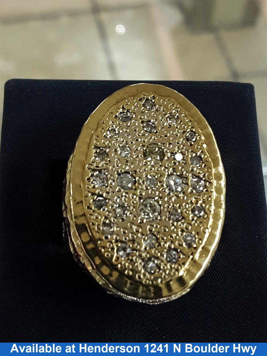 Men's Ring - Yellow Gold 10k (.417) 14.9 grams Size 20