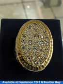 Men's Ring - Yellow Gold 10k (.417) 14.9 grams Size 20