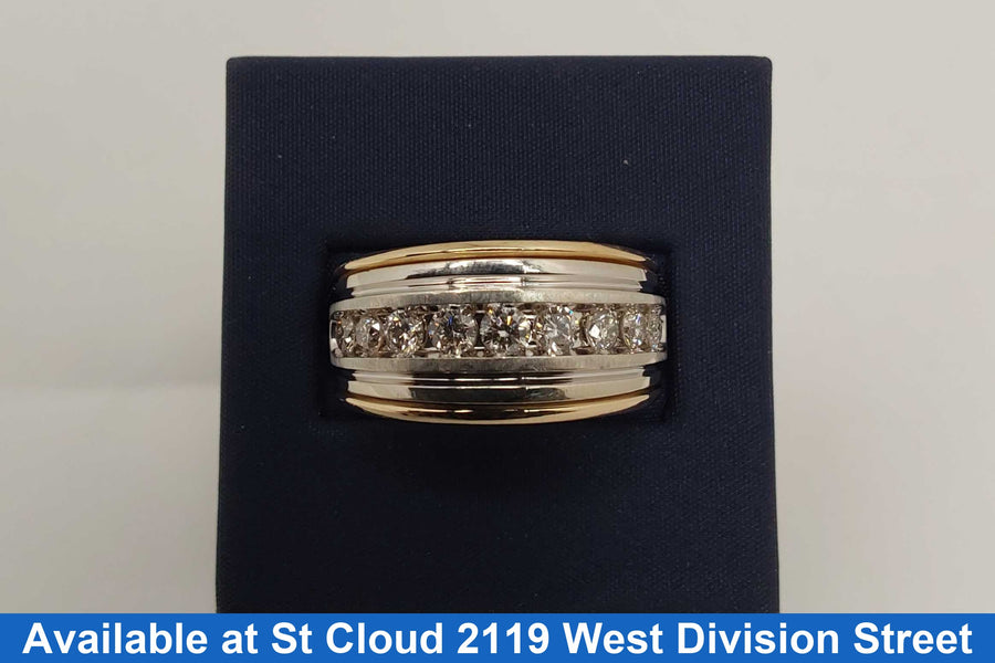 Ring - Wedding Band - Yellow Gold 10k (.417) 9.62 grams Size 10.5